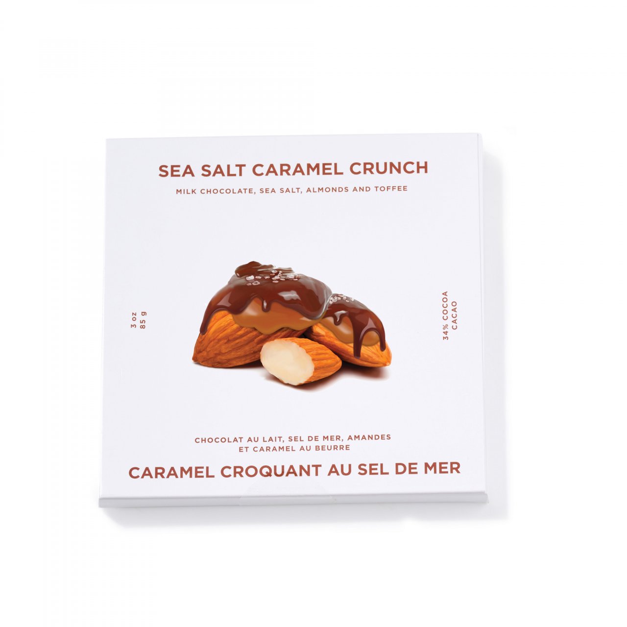 Sea Salt Caramel Crunch Chocolate Bar